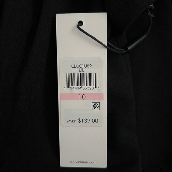 NWT Calvin Klein - Black Jumpsuit - Picture 5 of 8
